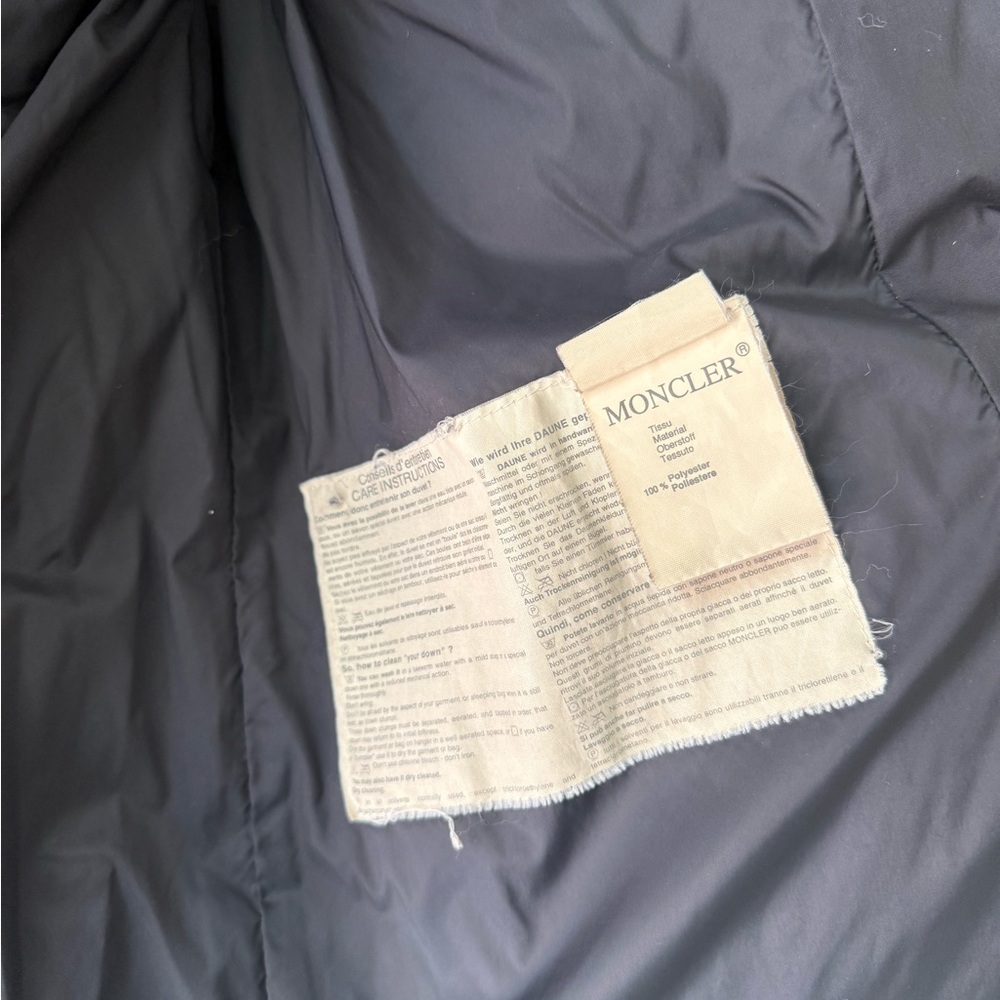 Moncler Black Puffer Goose Down Jacket - Picture 4 of 4